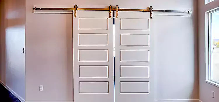 Glass Barn Door with Installation Hardware Kit New Iberia